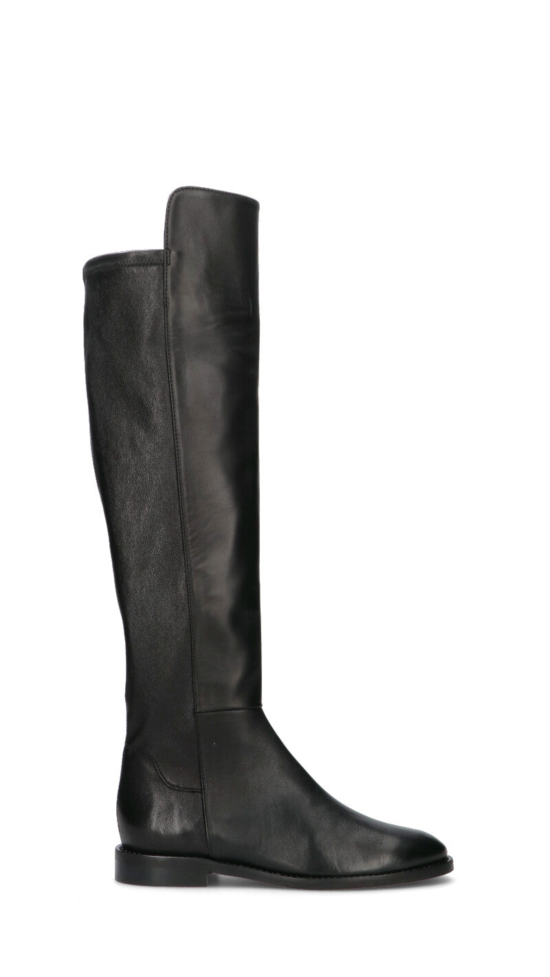 STATUS Stivale donna nero in pelle