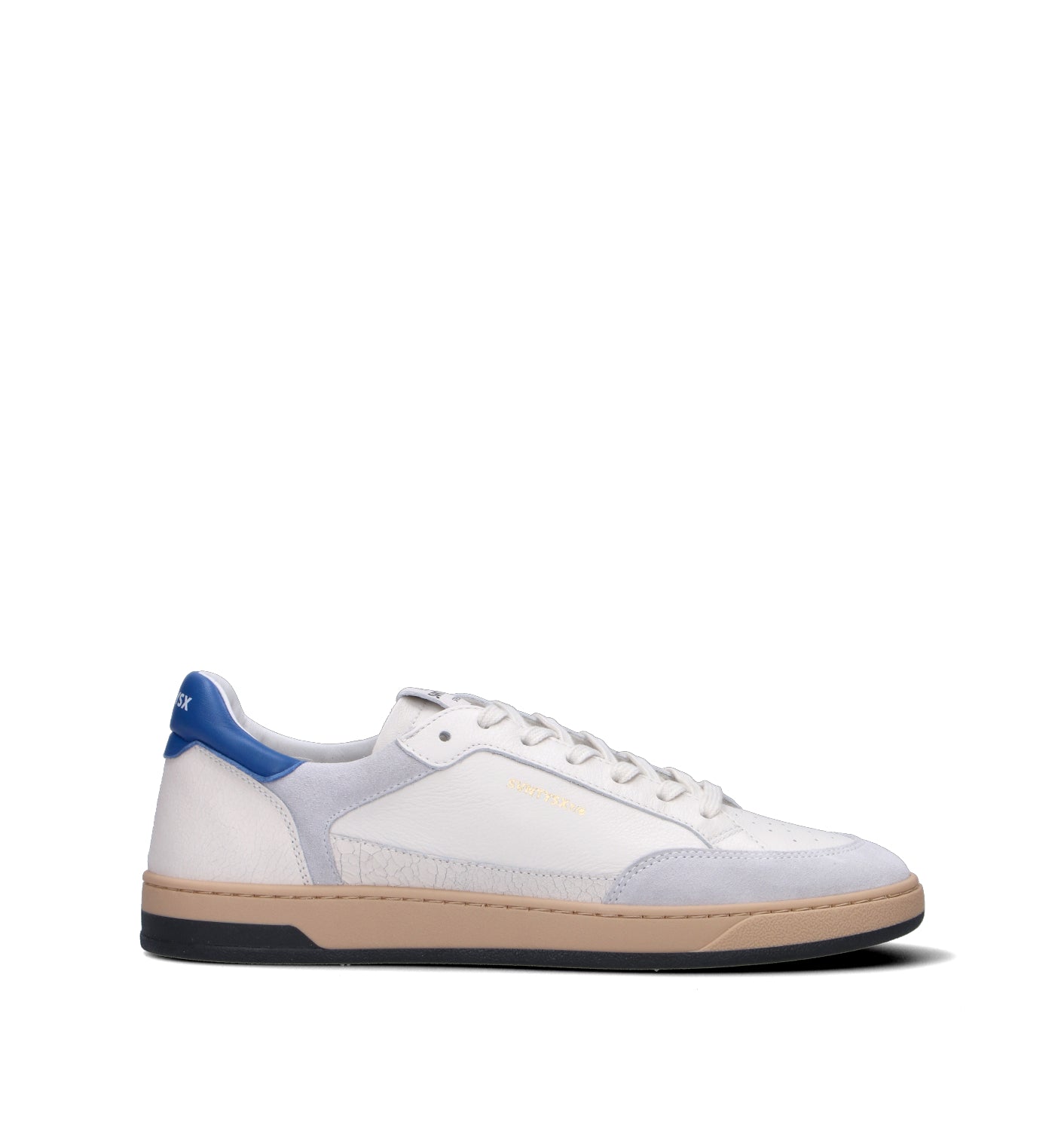 THE76 Sneaker uomo bianca/blu in pelle