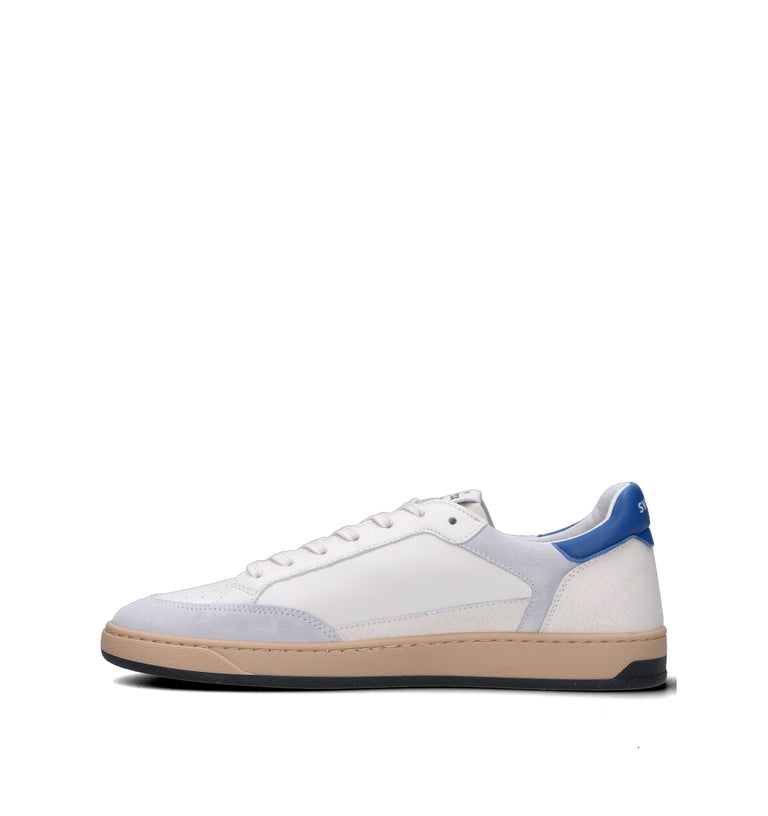 THE76 Sneaker uomo bianca/blu in pelle