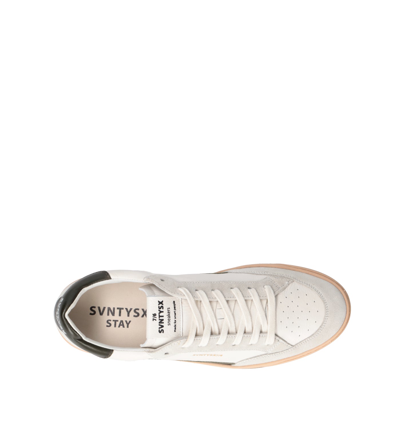 THE76 Sneaker uomo bianca in pelle