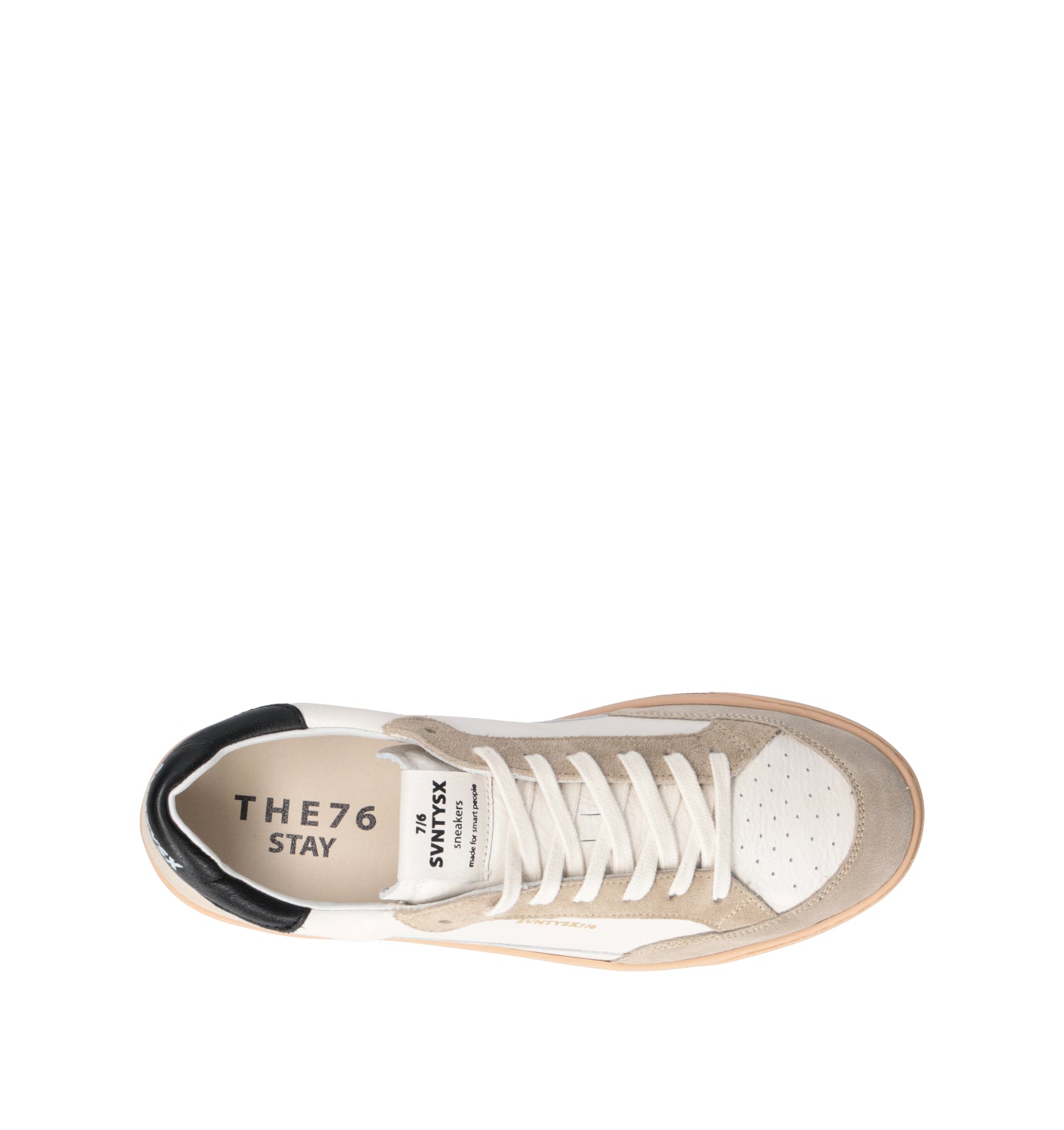 THE76 Sneaker uomo bianca in pelle