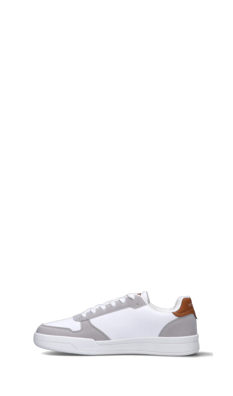 U.S. POLO ASSN. Sneaker uomo bianca/cuoio