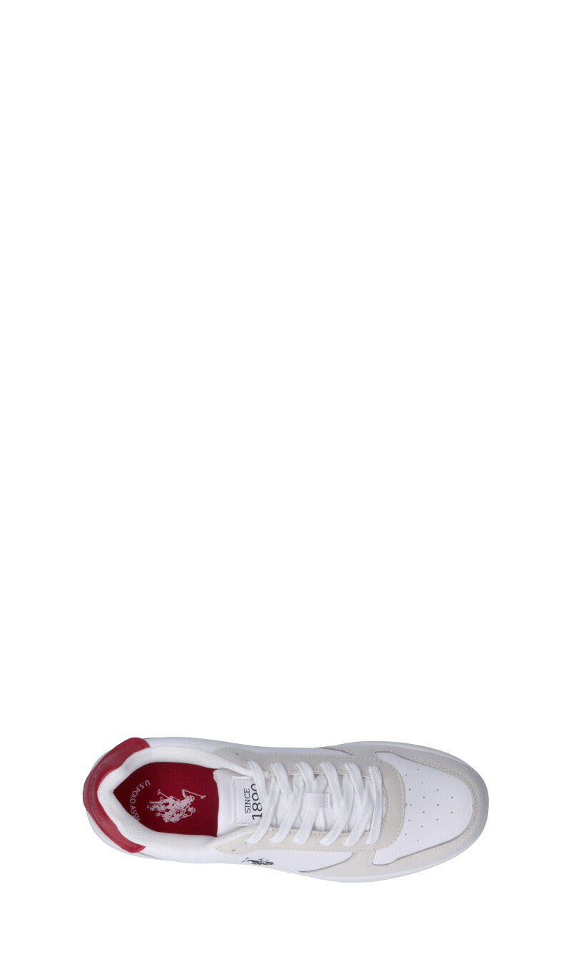 U.S. POLO ASSN. Sneaker uomo bianca/rossa