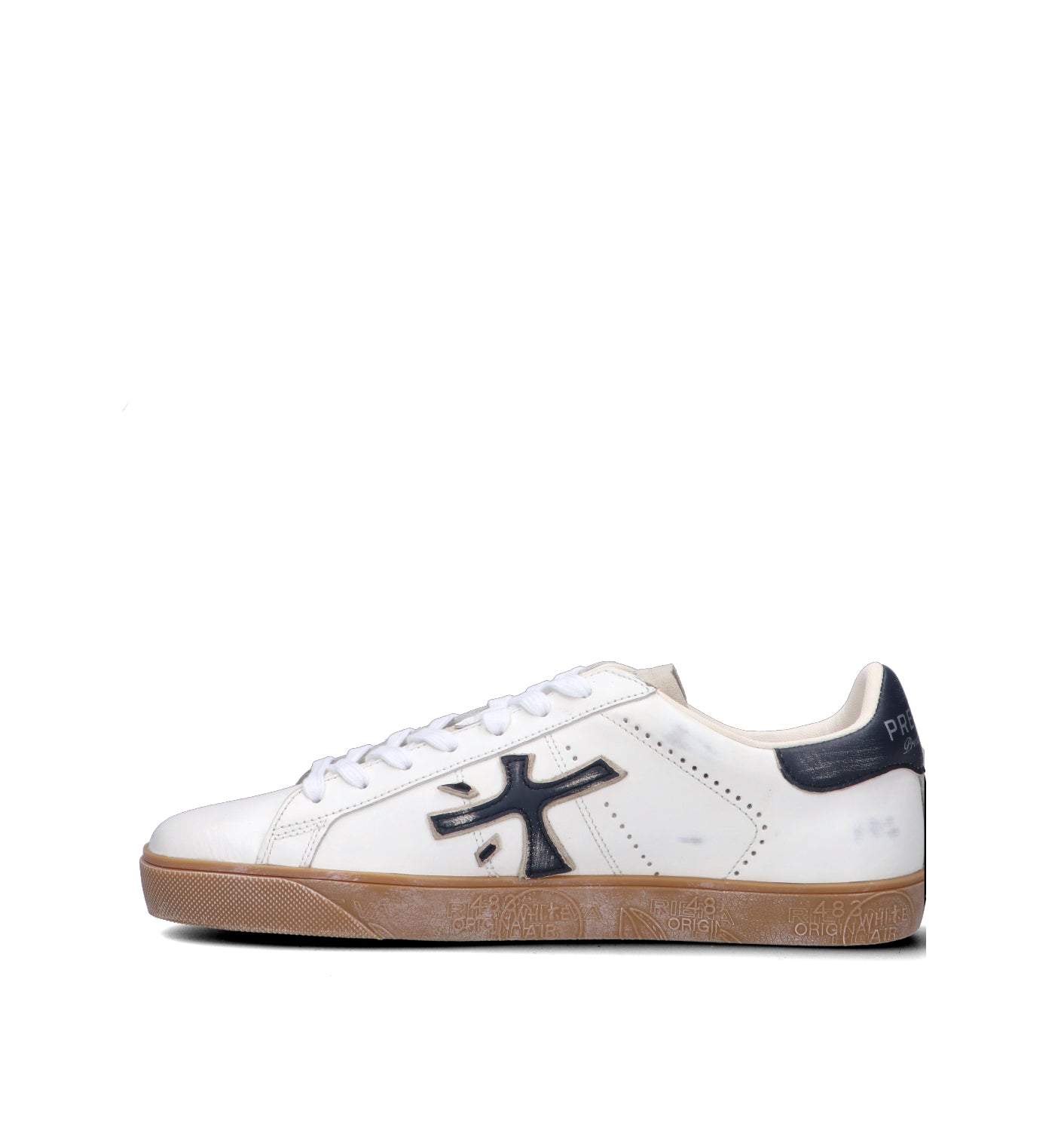 PREMIATA STEVEN Sneaker uomo bianca in pelle