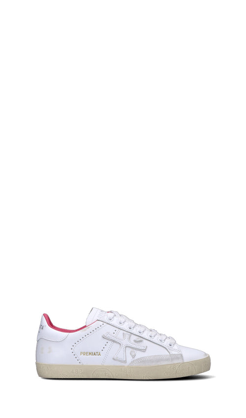 PREMIATA Sneaker donna bianca/rosa in pelle