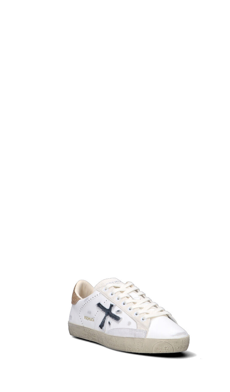 PREMIATA Sneaker donna bianca/marrone/nera in pelle