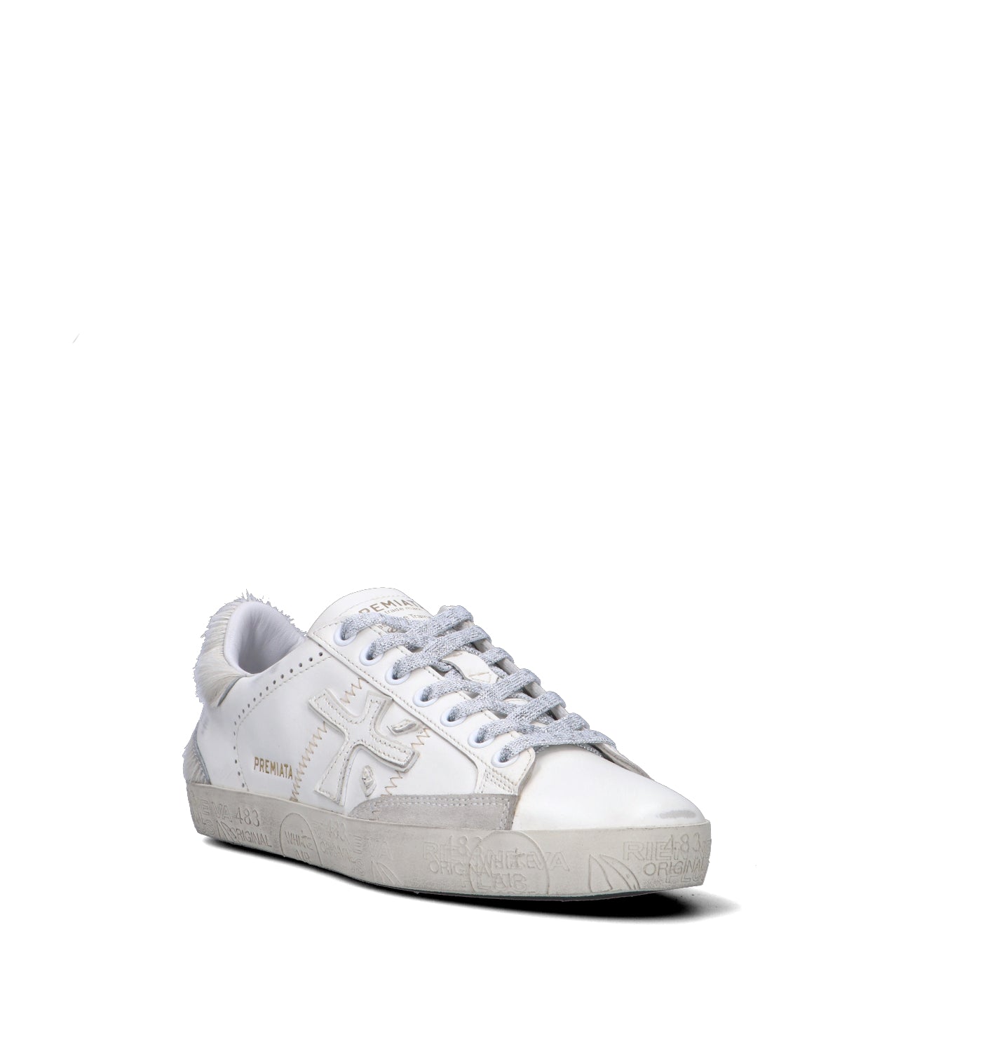 PREMIATA Sneaker donna grigia in pelle