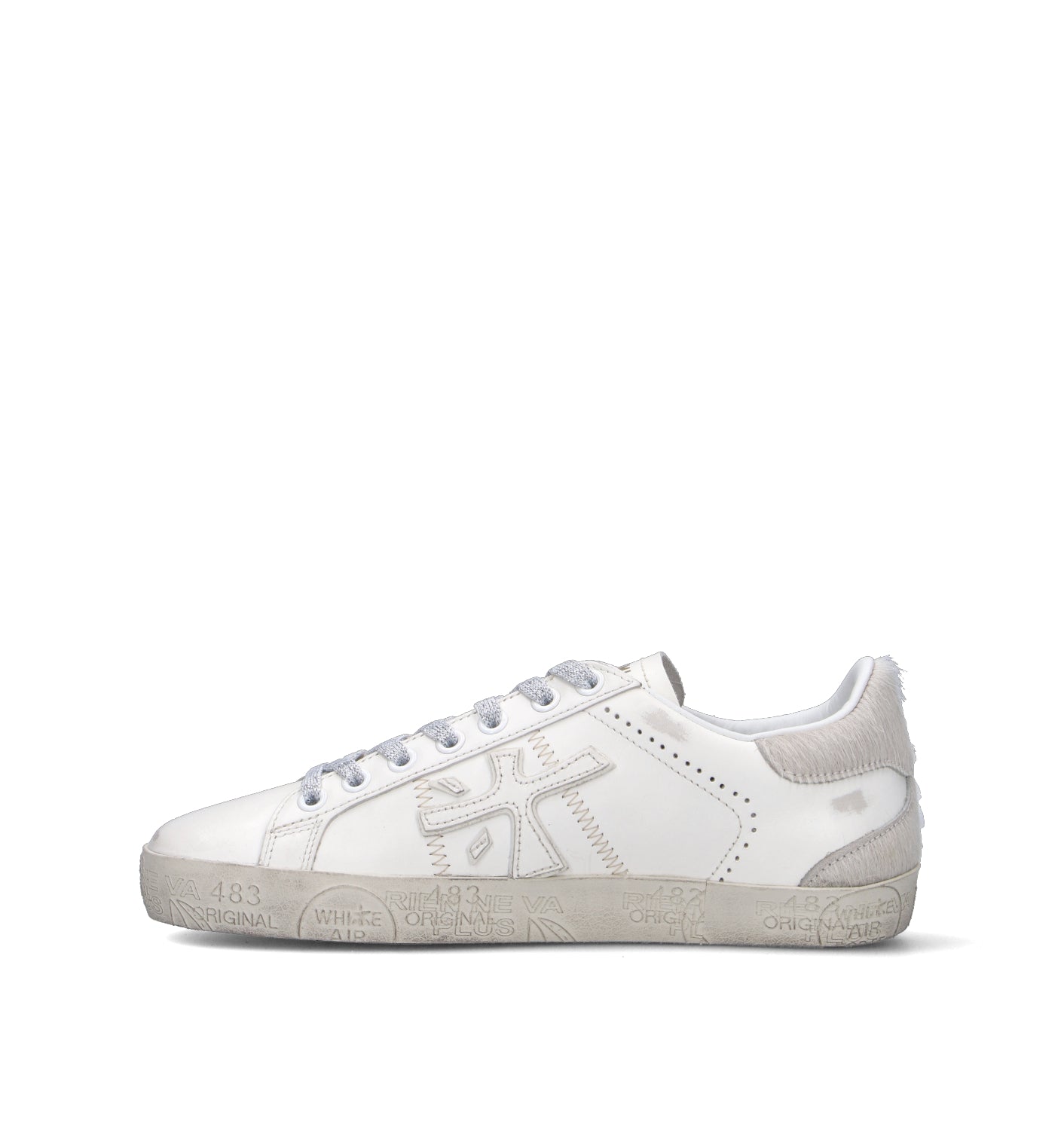PREMIATA Sneaker donna grigia in pelle