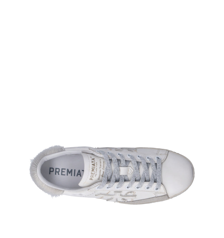 PREMIATA Sneaker donna grigia in pelle