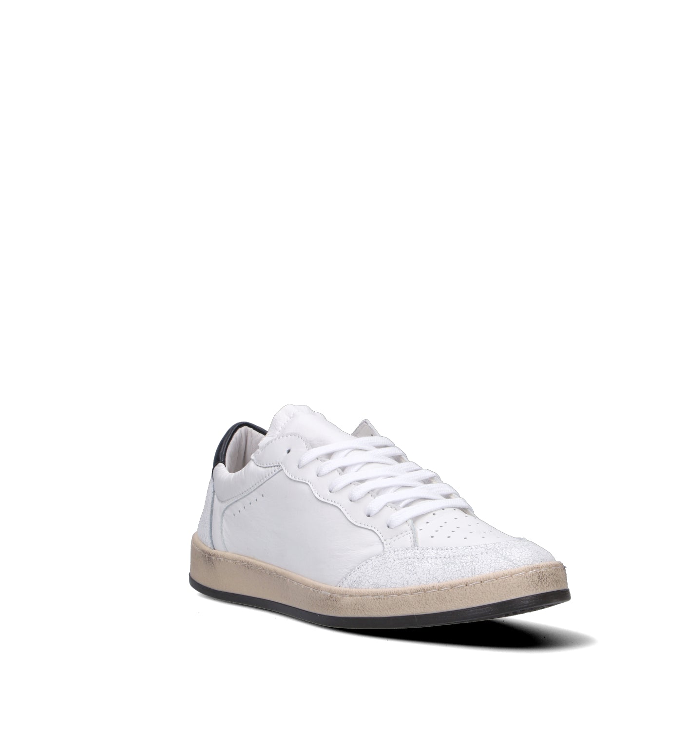 OTTANT8,6 Sneaker uomo bianca/nera in pelle