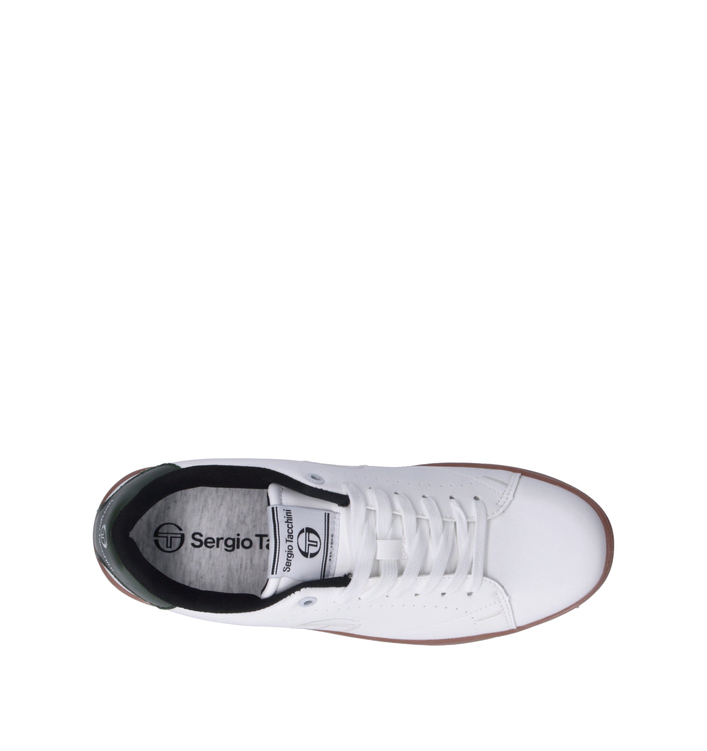 SERGIO TACCHINI Sneaker uomo bianca/verde