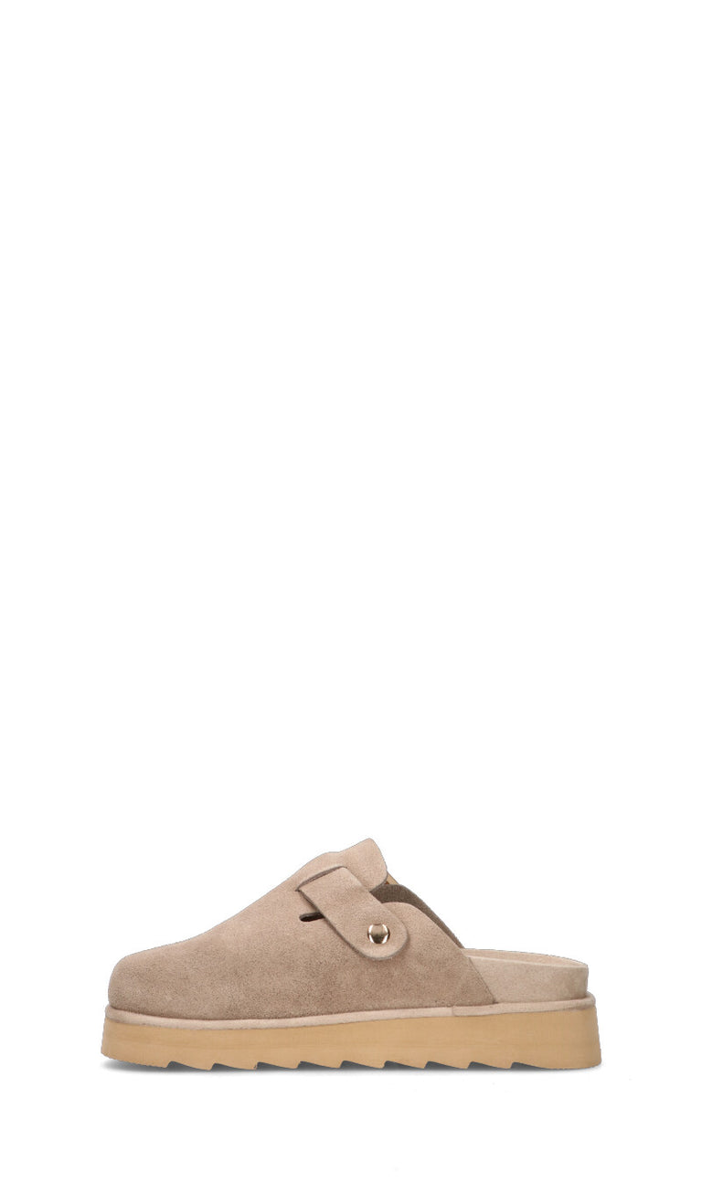 COLORS OF CALIFORNIA Ciabatta donna fango in suede