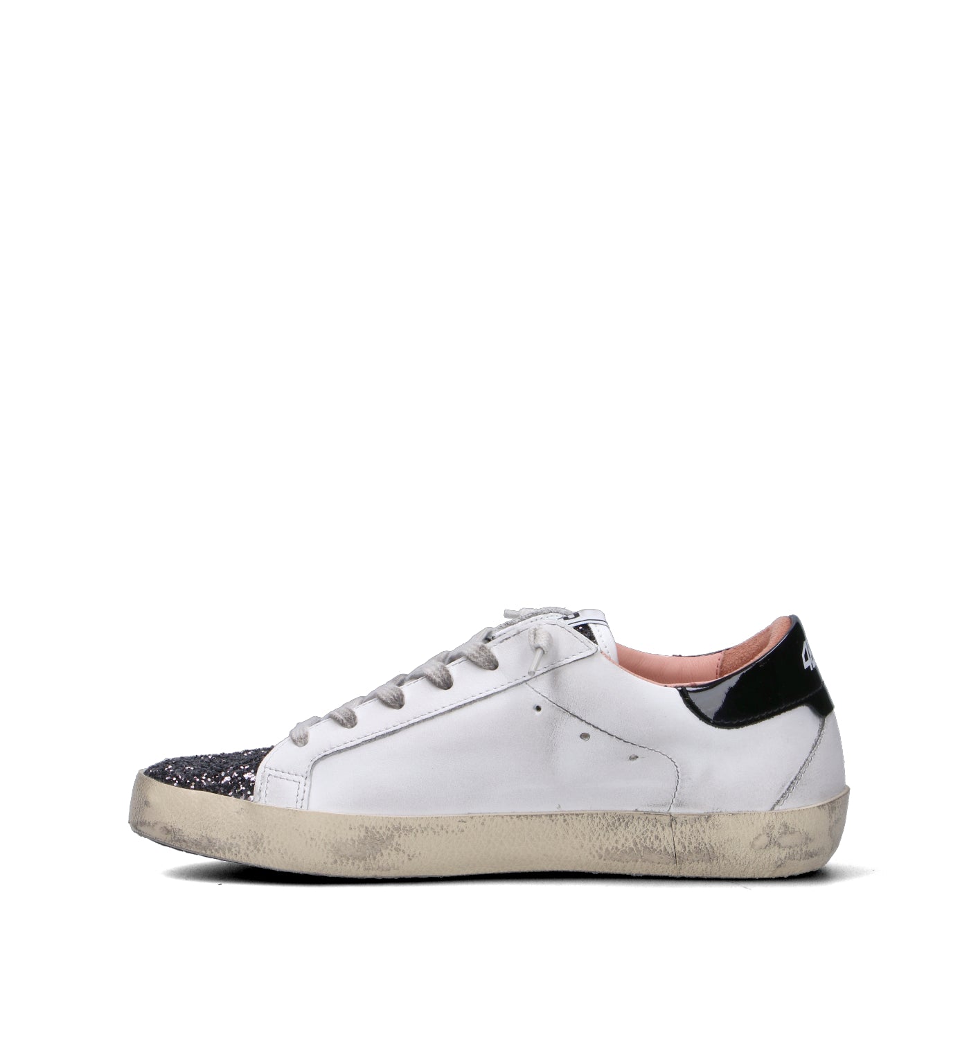QUATTROBARRADODICI Sneaker donna bianca/nera