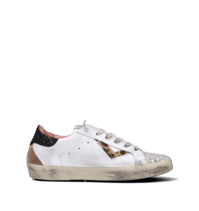 QUATTROBARRADODICI Sneaker donna bianca