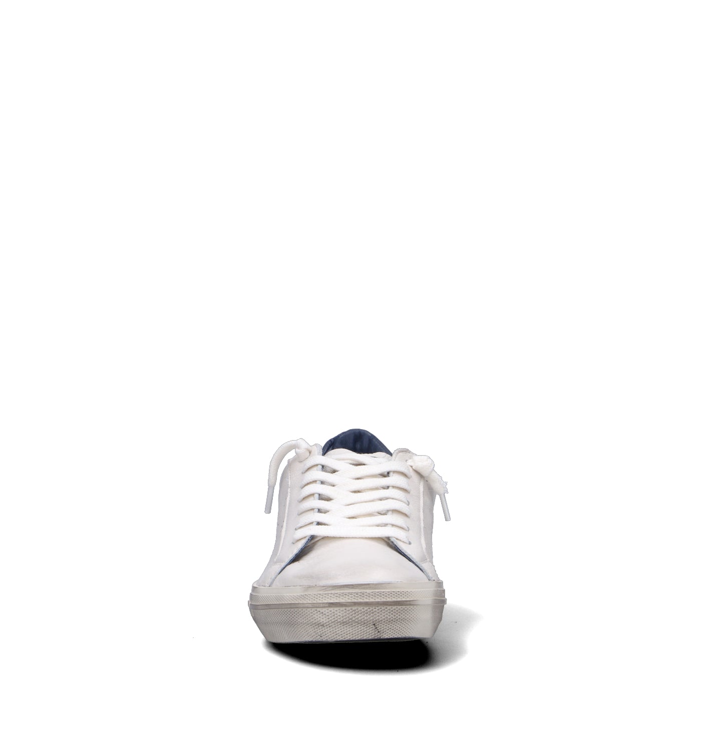 QUATTROBARRADODICI Sneaker uomo bianca in pelle
