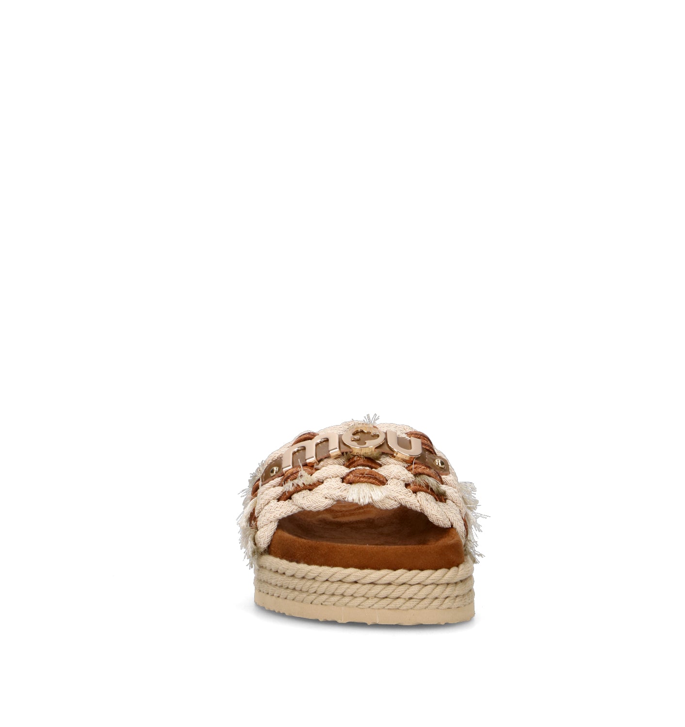 MOU Ciabatta donna beige/cuoio