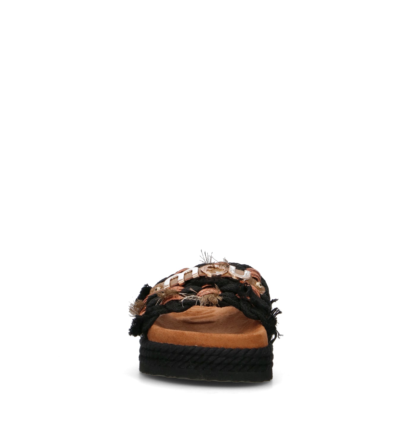 MOU Ciabatta donna nera/marrone