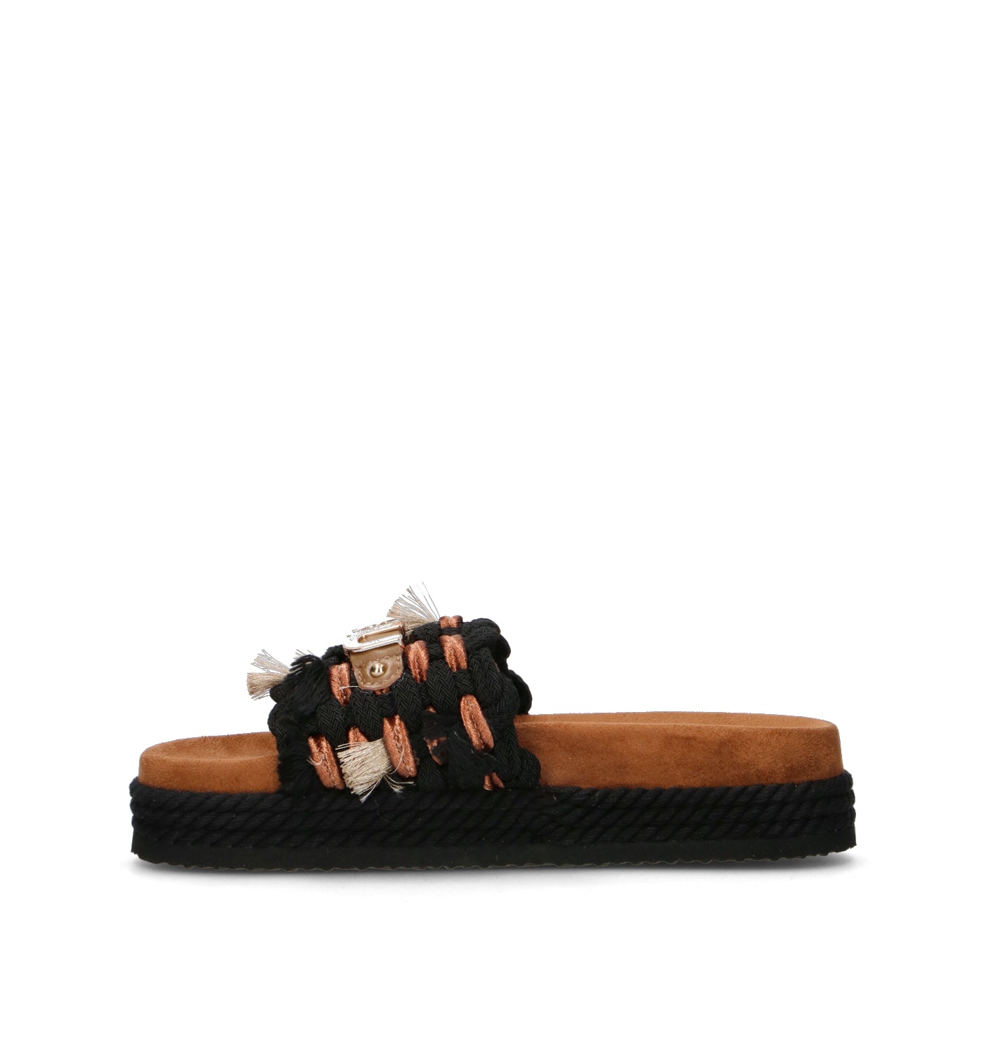 MOU Ciabatta donna nera/marrone