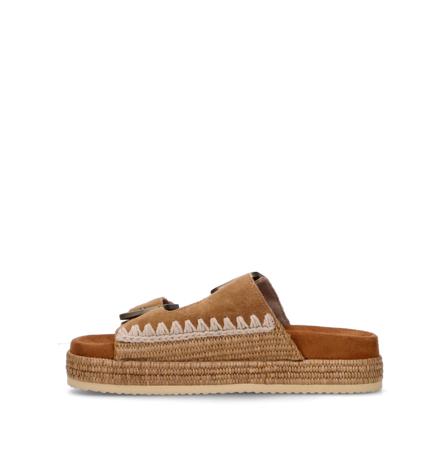 MOU Ciabatta donna cognac