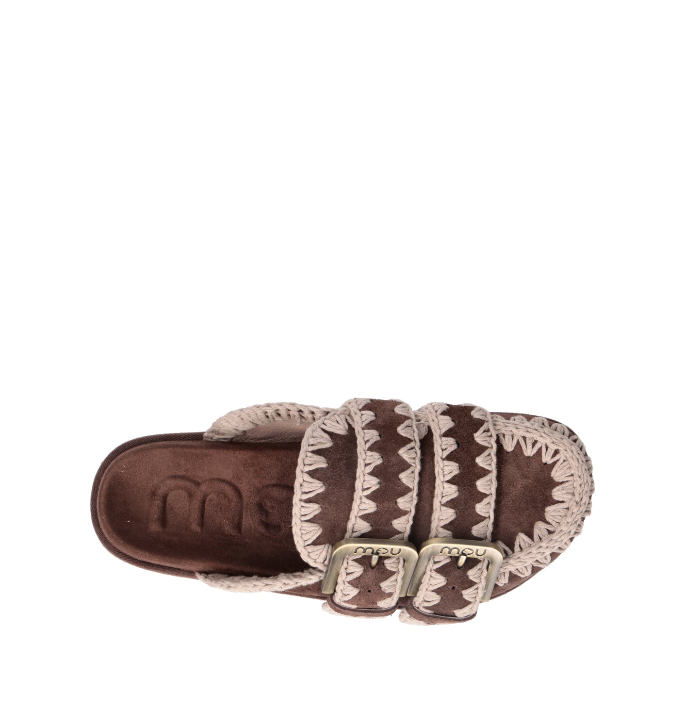 MOU Ciabatta donna marrone in suede