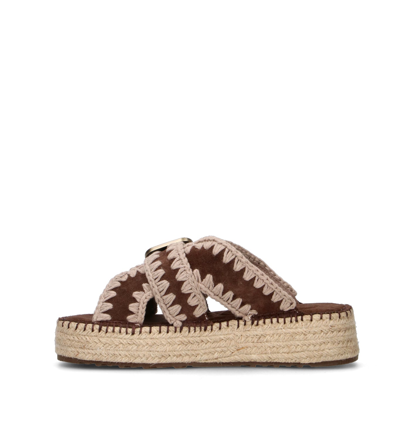 MOU Ciabatta donna marrone in suede