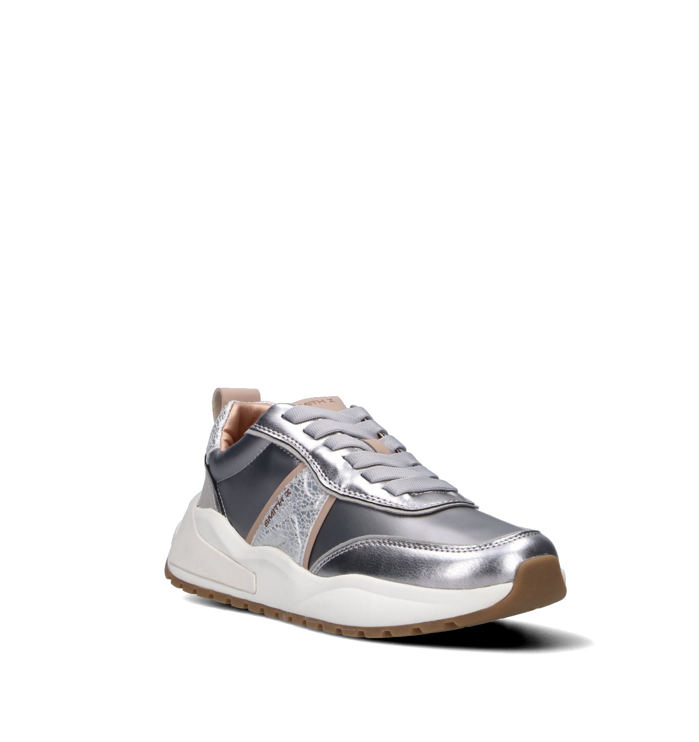 SMITH X Sneaker donna argento