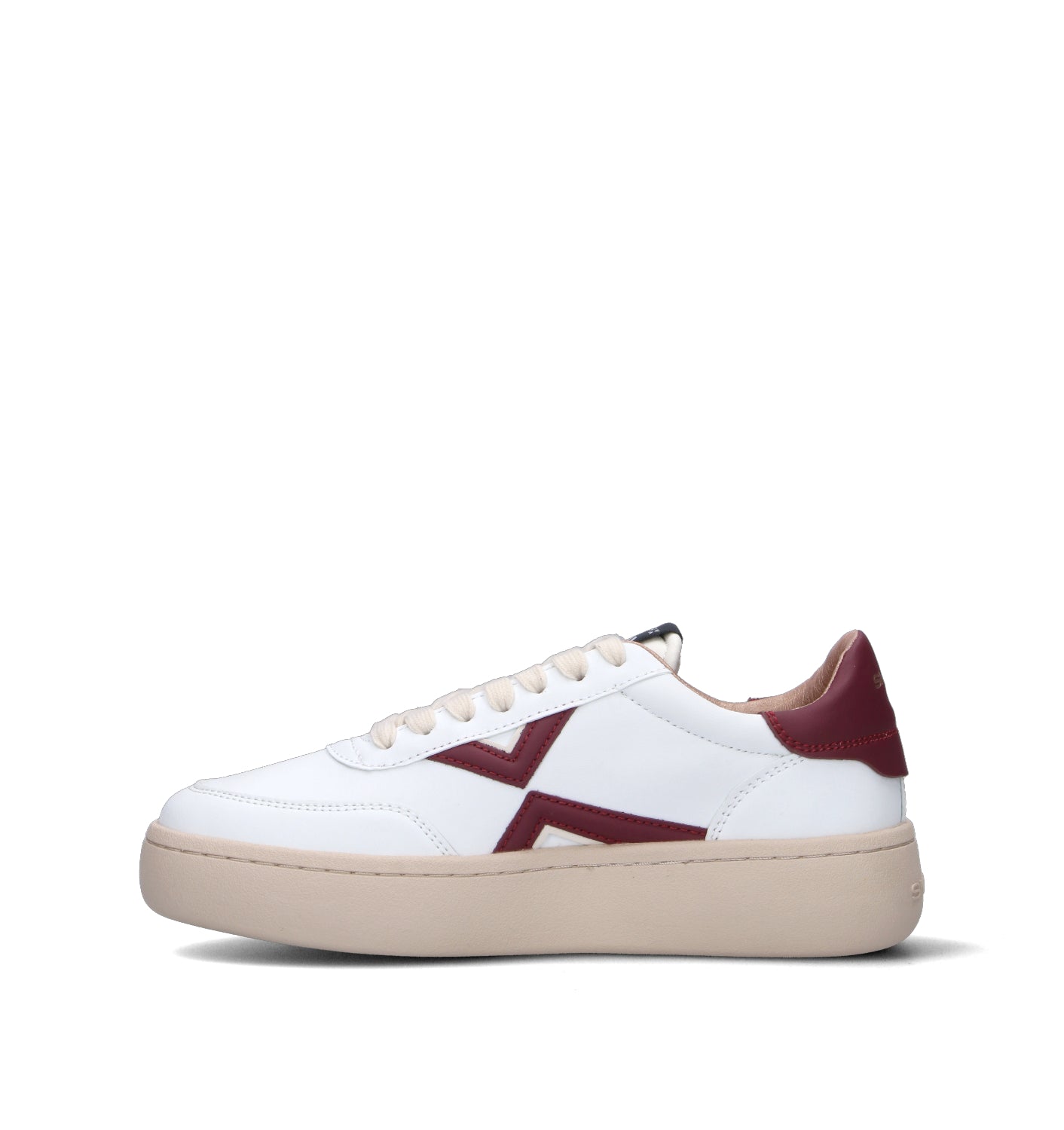 SMITH X Sneaker donna bianca/bordeaux