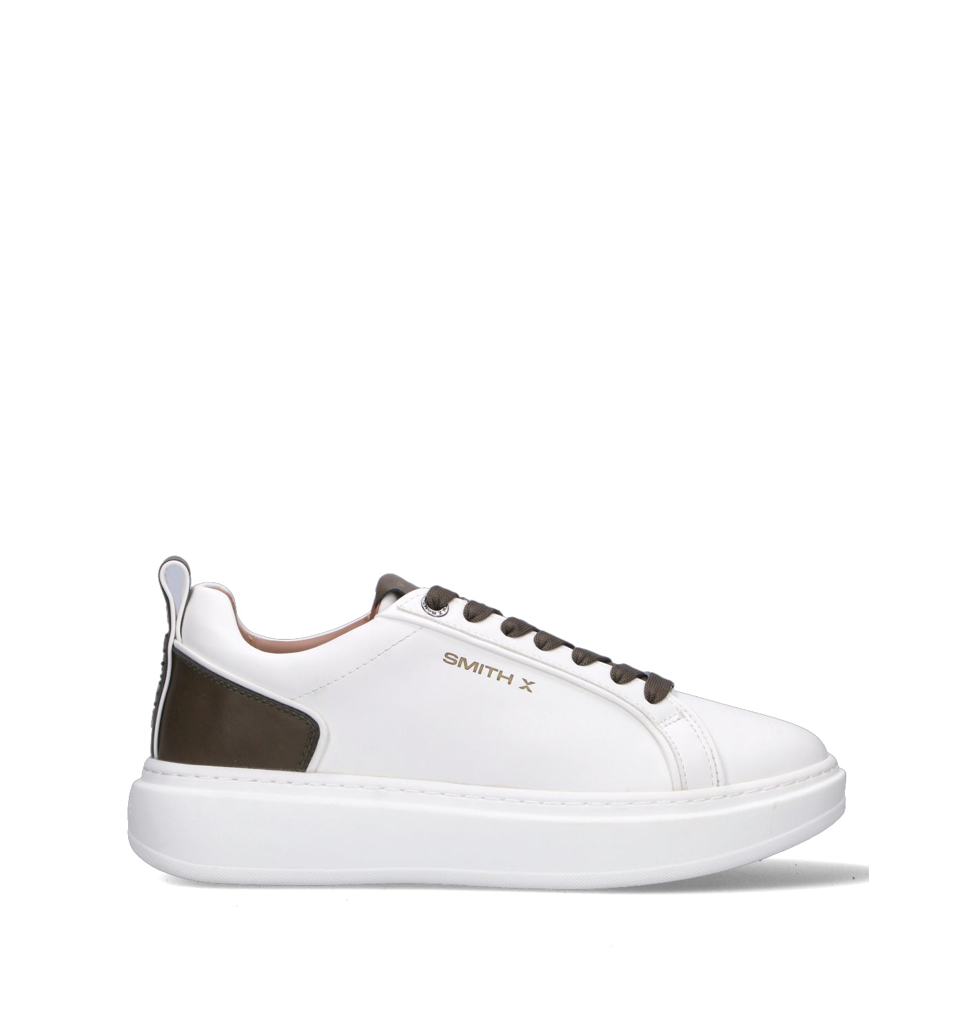 SMITH X Sneaker uomo bianca/marrone