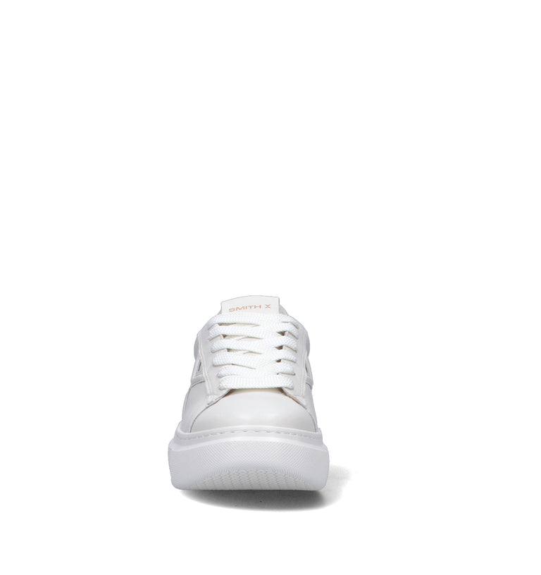 SMITH X Sneaker donna bianca in pelle