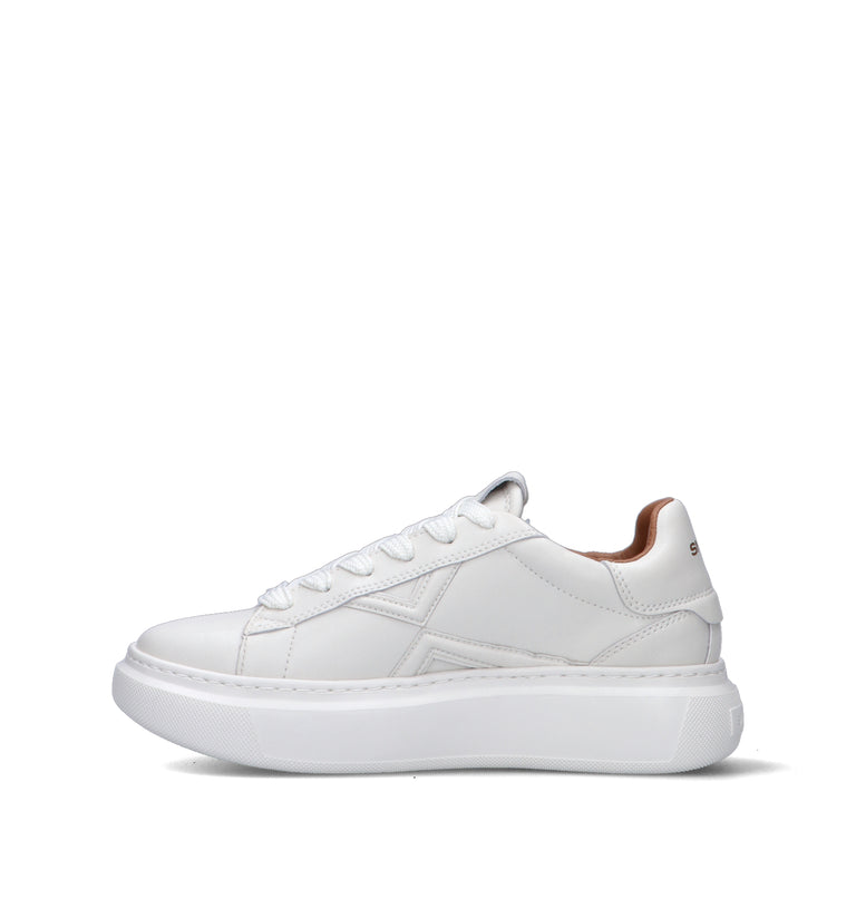SMITH X Sneaker donna bianca in pelle