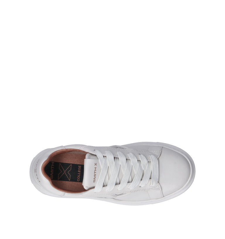 SMITH X Sneaker donna bianca in pelle