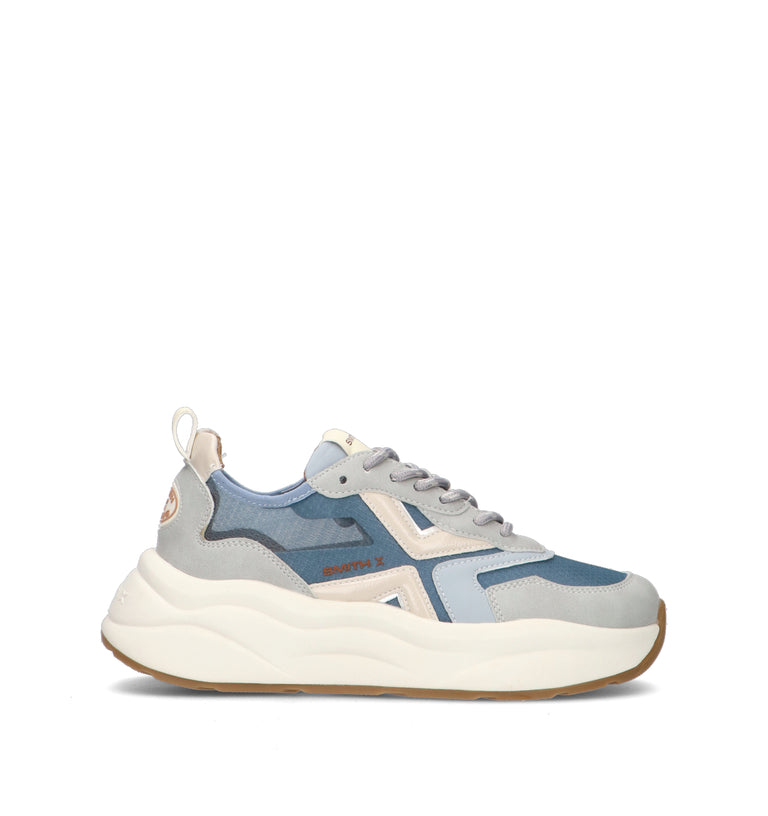 SMITH X Sneaker donna azzurra
