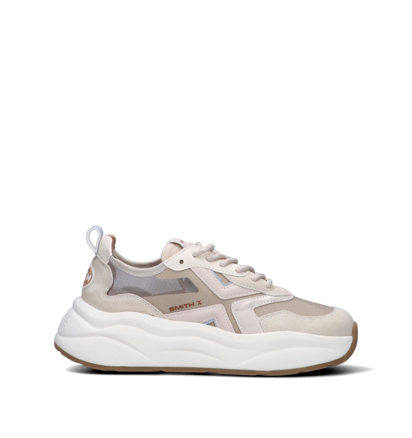 SMITH X Sneaker donna taupe