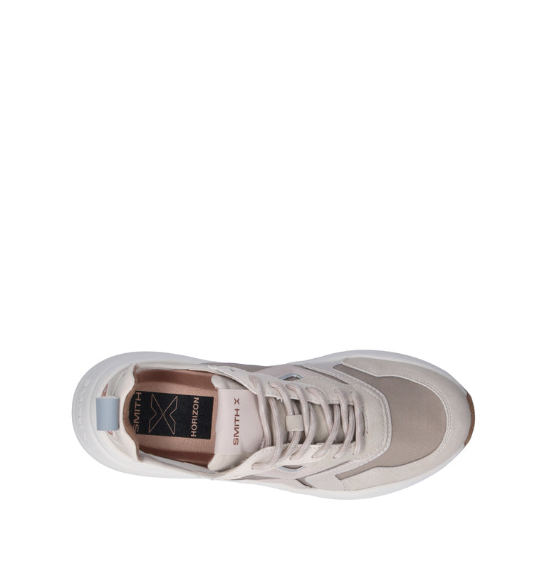 SMITH X Sneaker donna taupe