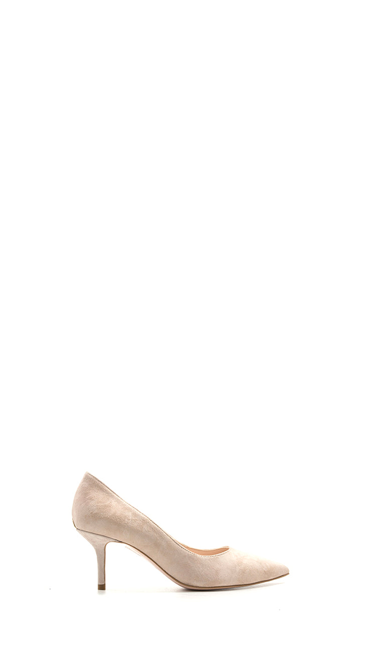 LIU JO Décolleté donna beige in pelle e suede