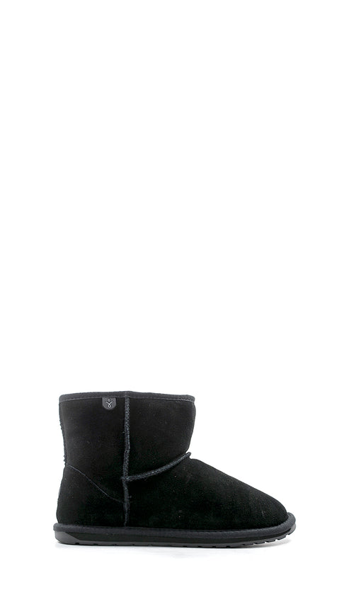 EMU WALLABY MINI Stivaletto ragazza nero in suede
