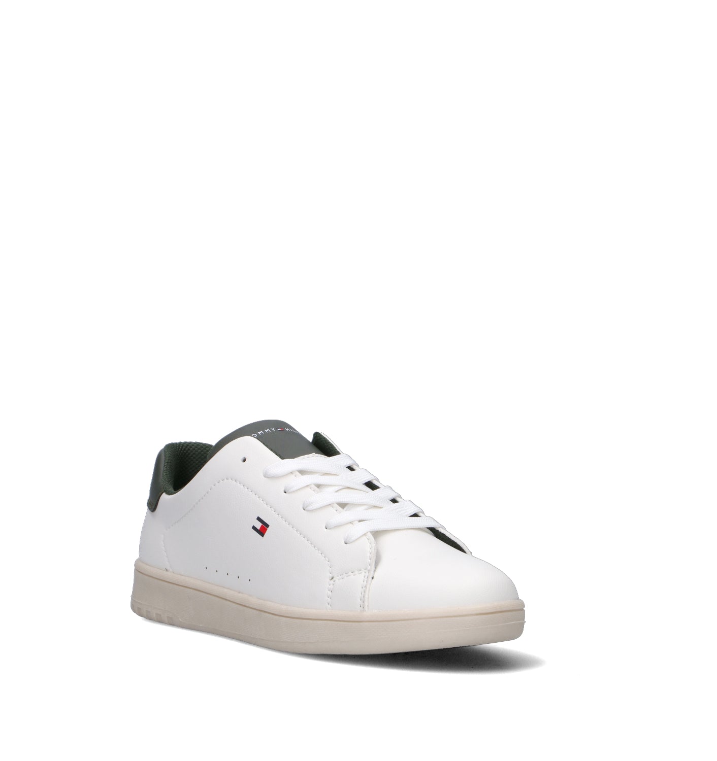 TOMMY HILFIGER Sneaker ragazzo bianca/grigia