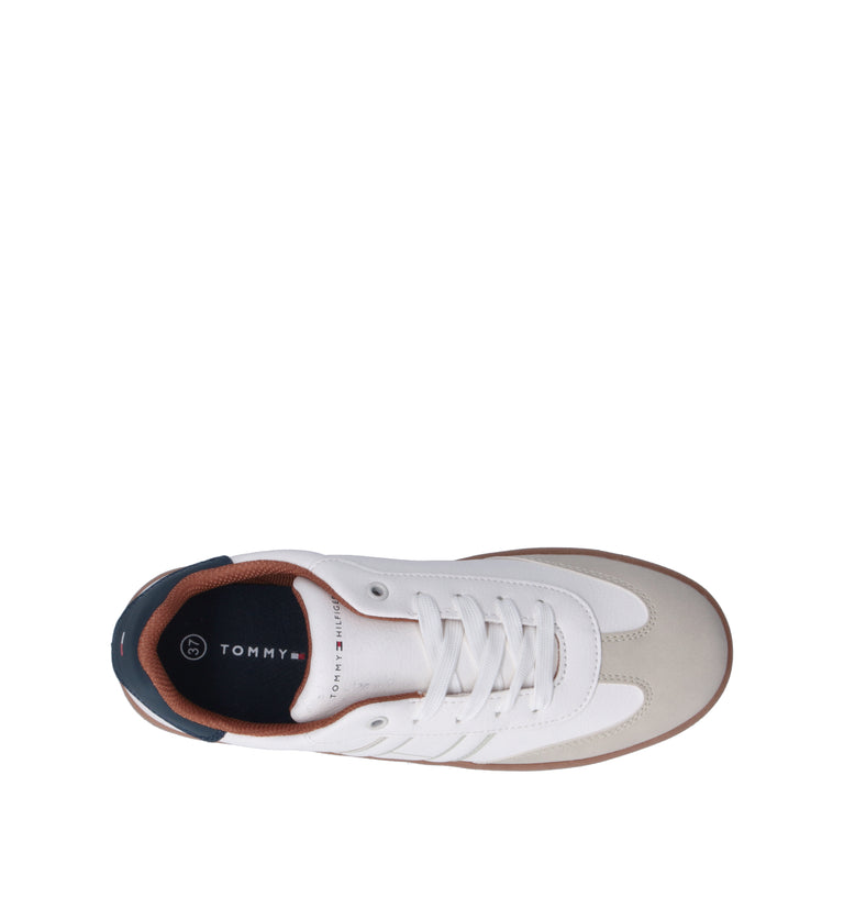 TOMMY HILFIGER Sneaker ragazzo bianca/blu