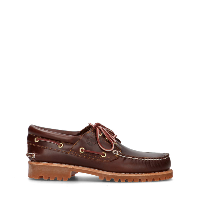 TIMBERLAND Scarpa barca uomo marrone in pelle