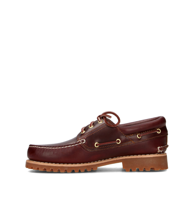 TIMBERLAND Scarpa barca uomo burgundy in pelle