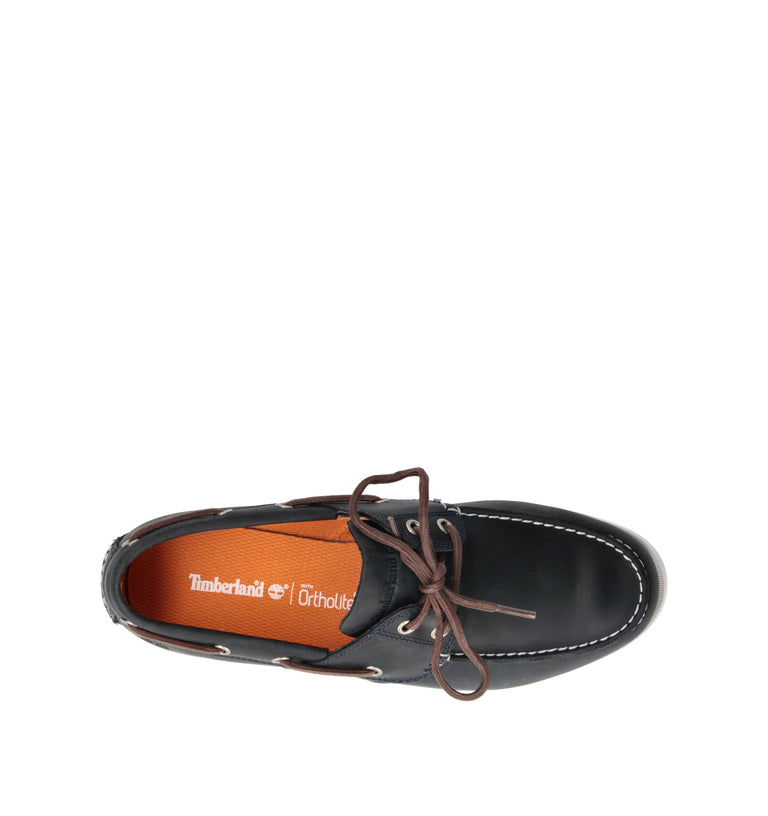 TIMBERLAND Scarpa barca uomo blu in pelle