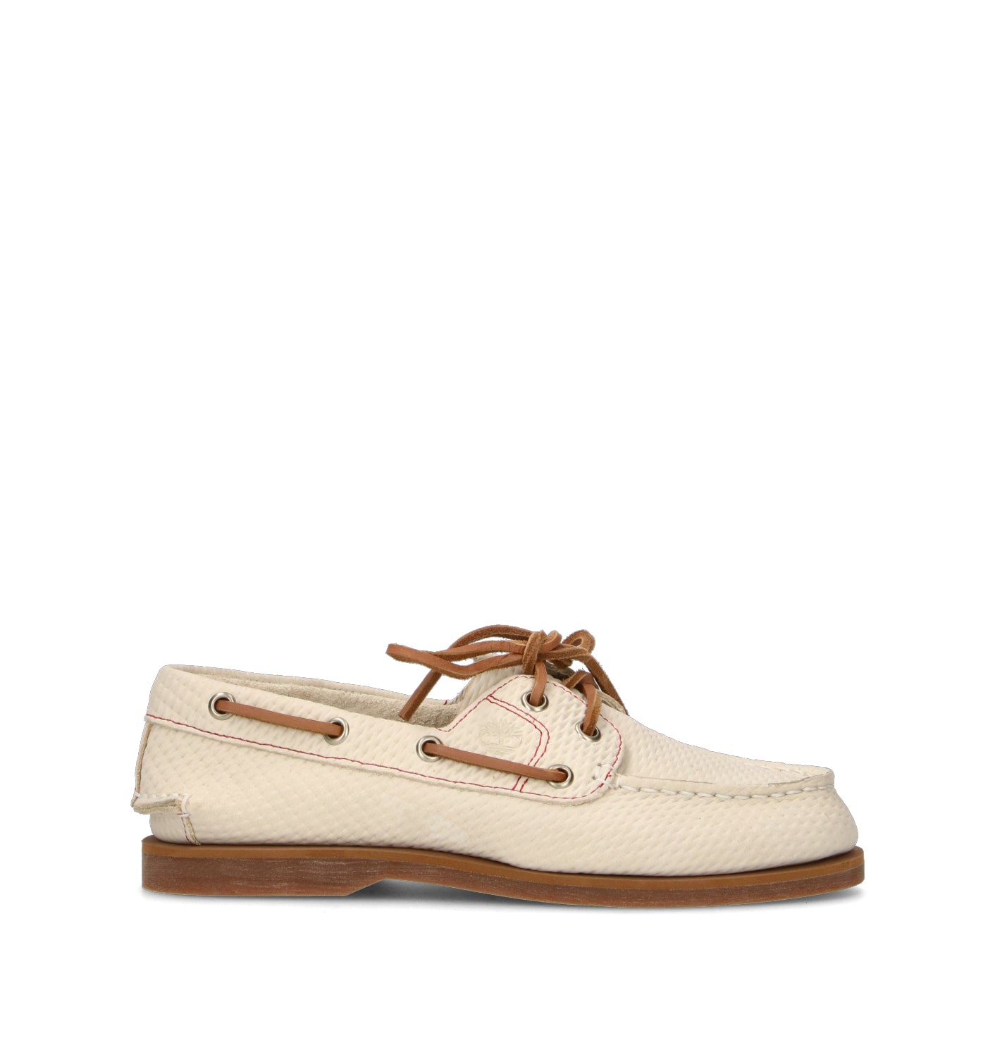 TIMBERLAND Scarpa barca donna beige in pelle
