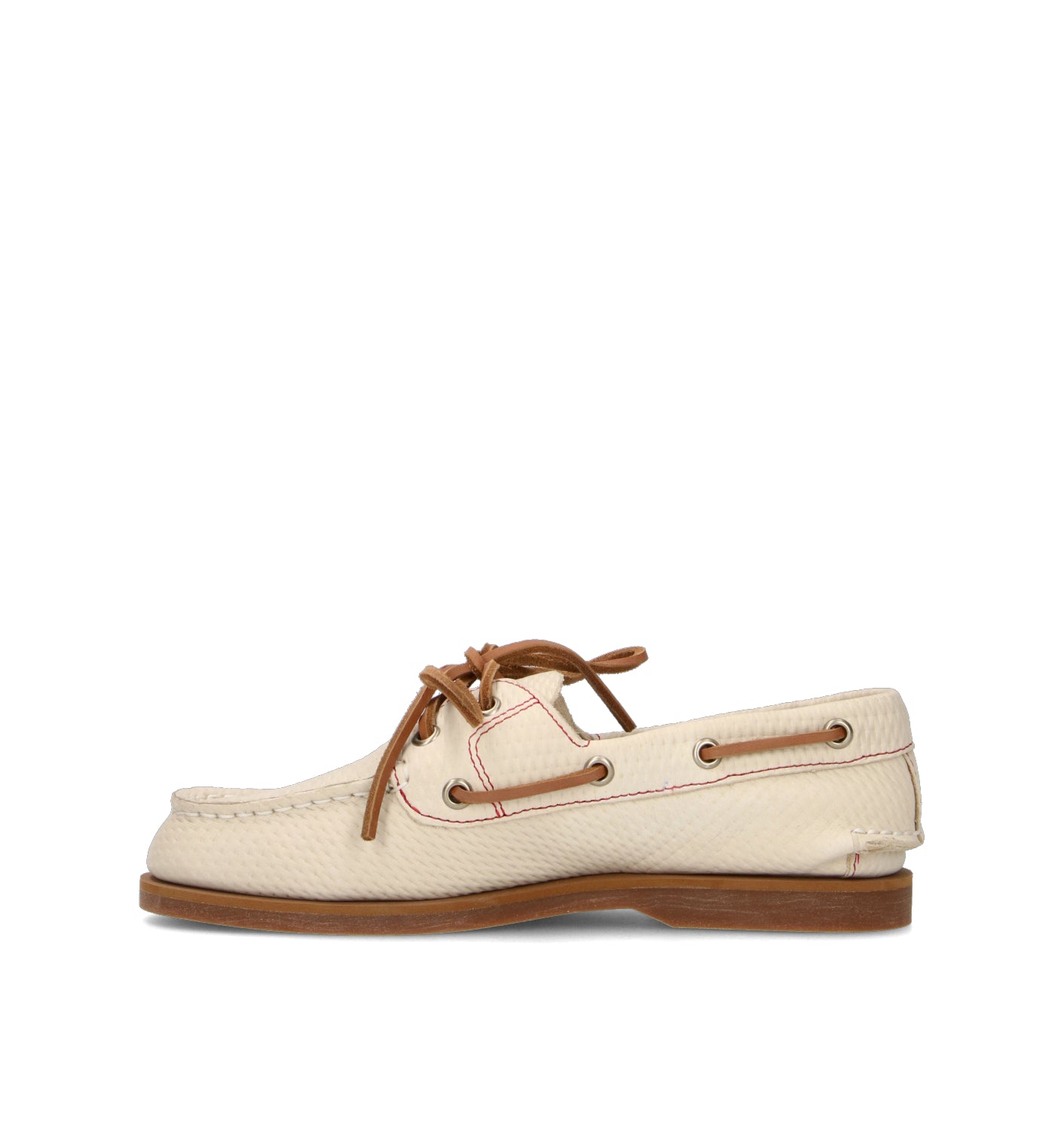 TIMBERLAND Scarpa barca donna beige in pelle
