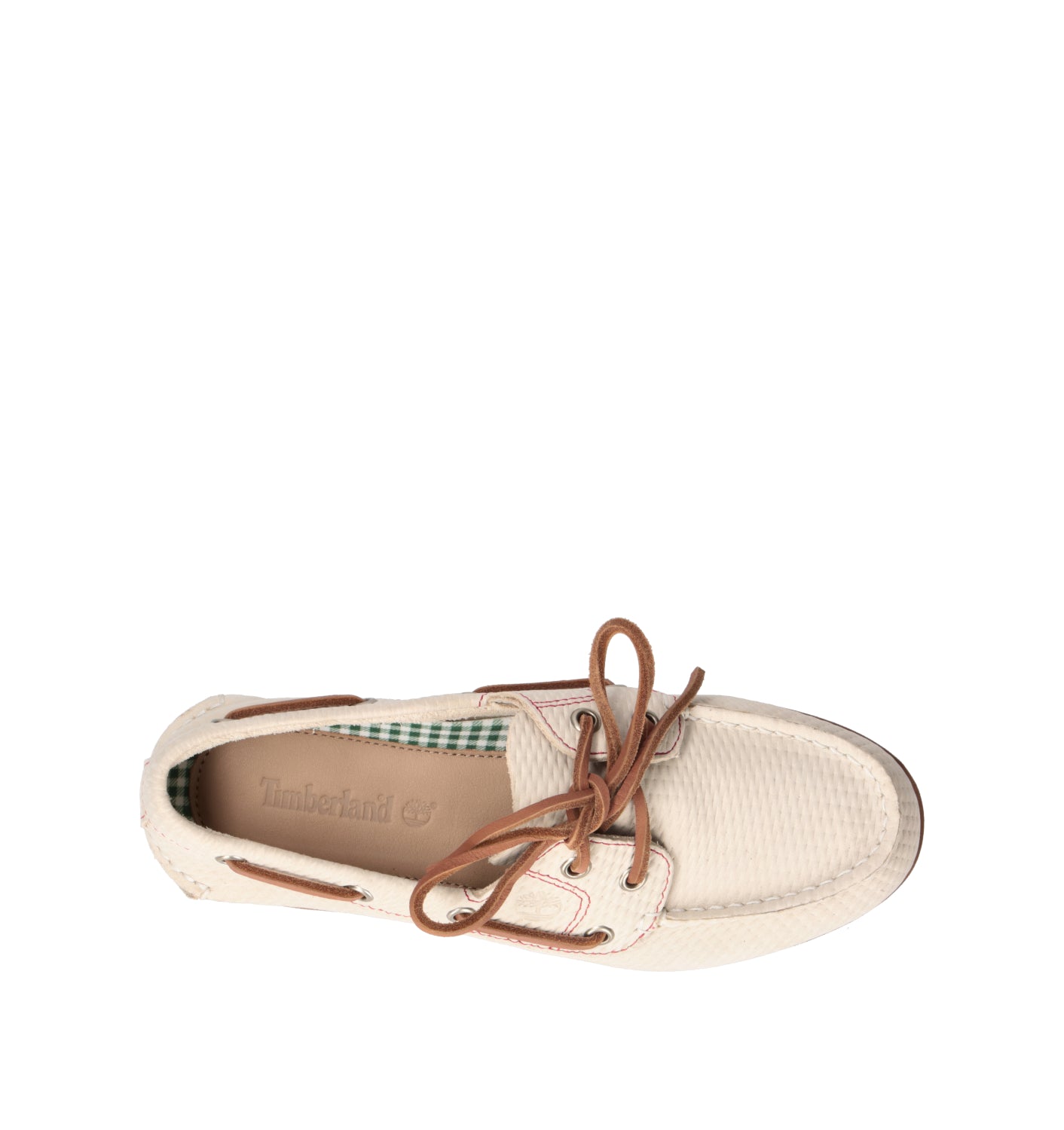 TIMBERLAND Scarpa barca donna beige in pelle