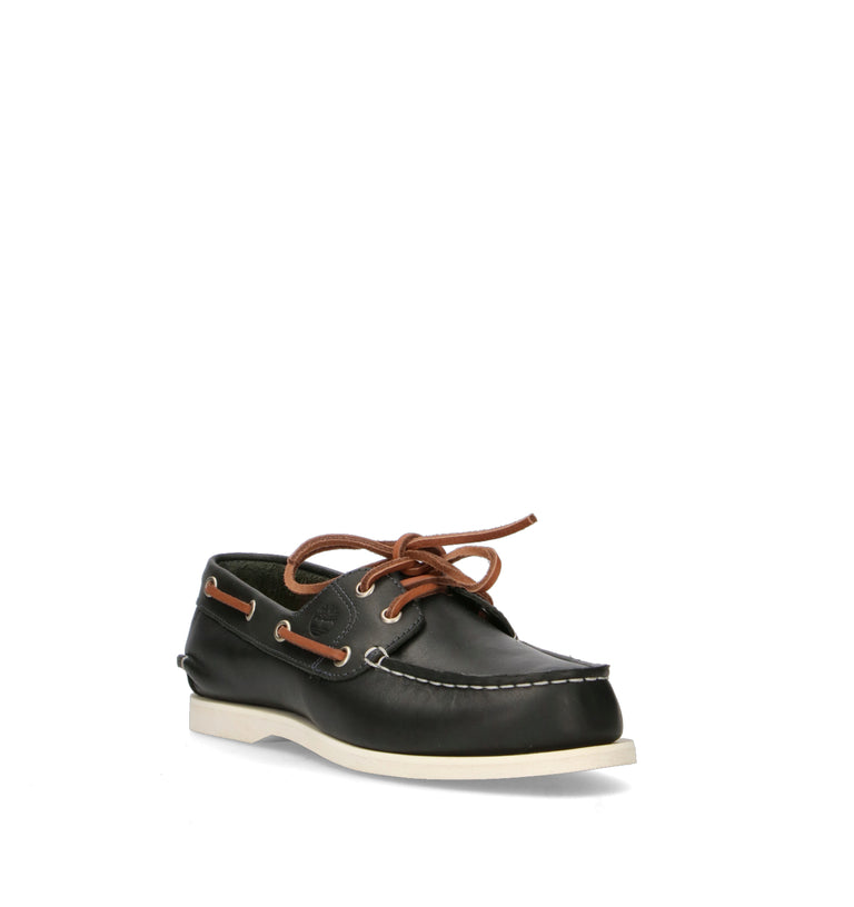 TIMBERLAND Scarpa barca uomo blu in pelle