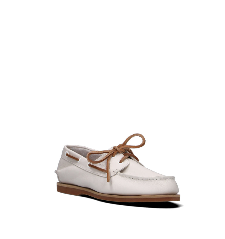 TIMBERLAND Scarpa barca donna bianca in pelle