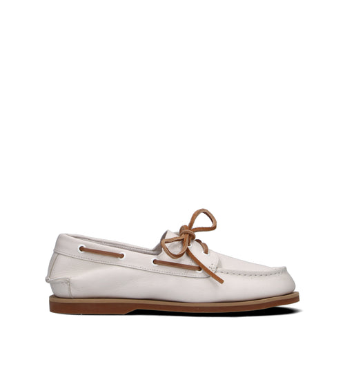 TIMBERLAND Scarpa barca donna bianca in pelle