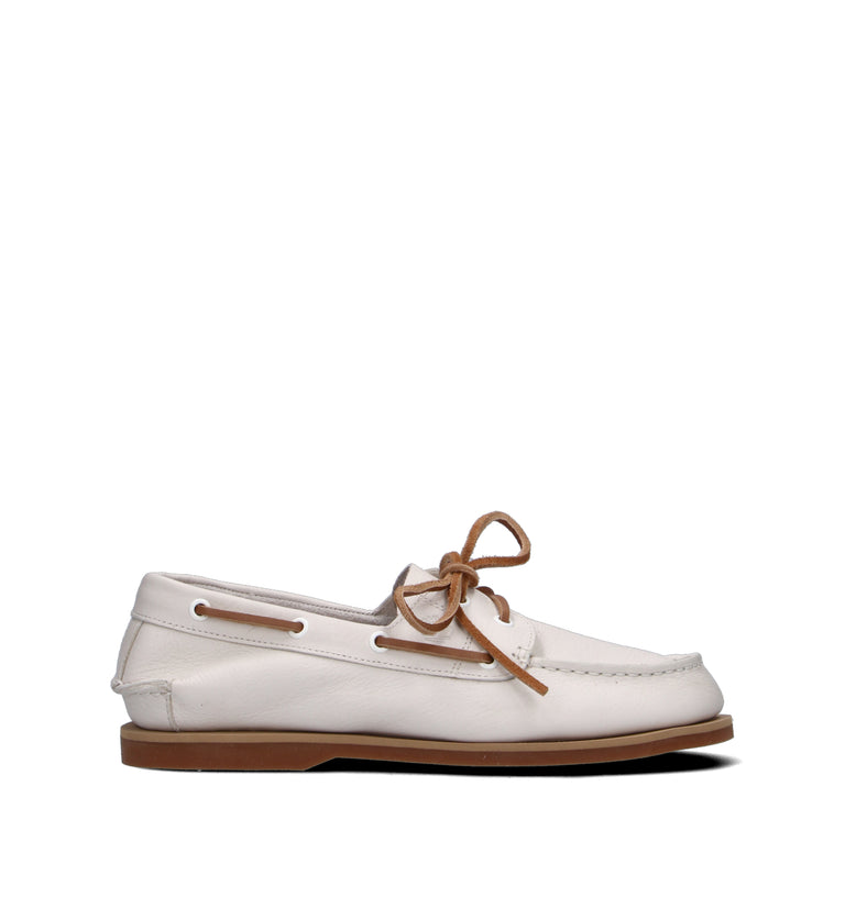 TIMBERLAND Scarpa barca donna bianca in pelle