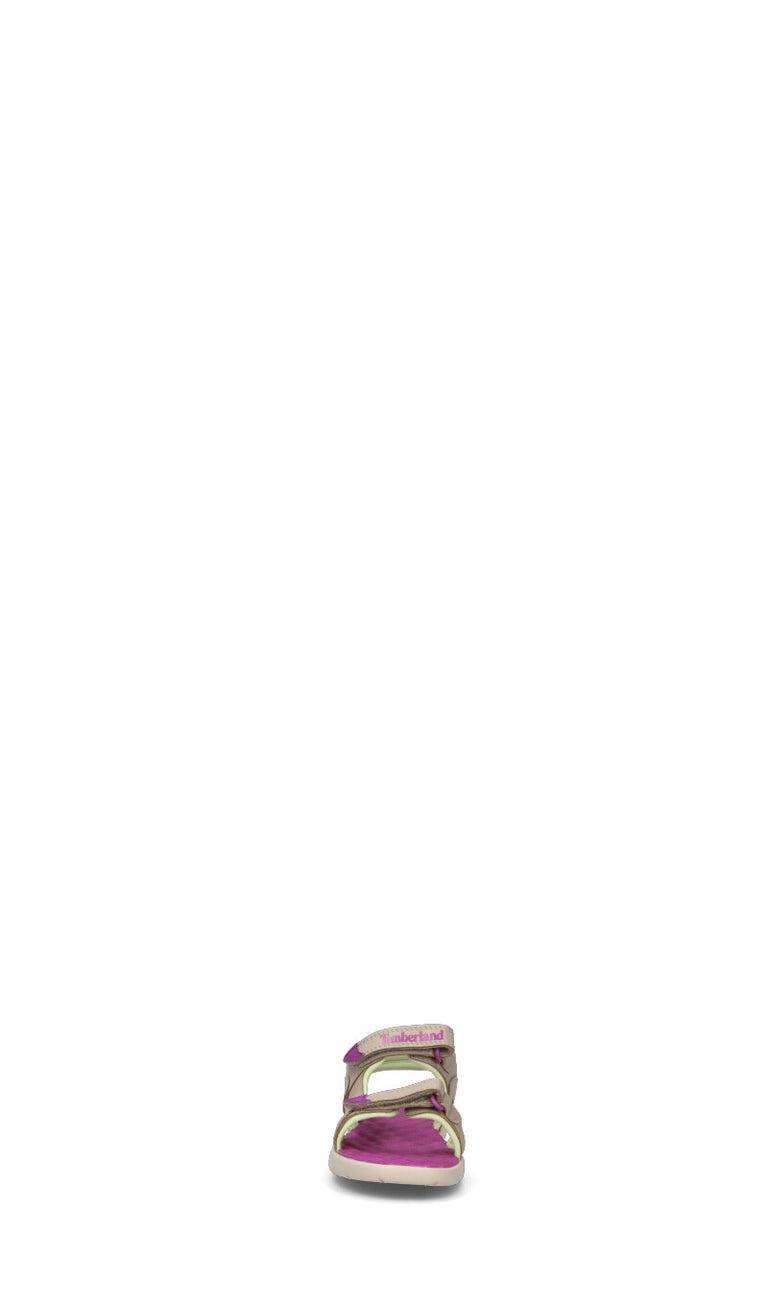 TIMBERLAND Sandalo bimba grigio/fuxia