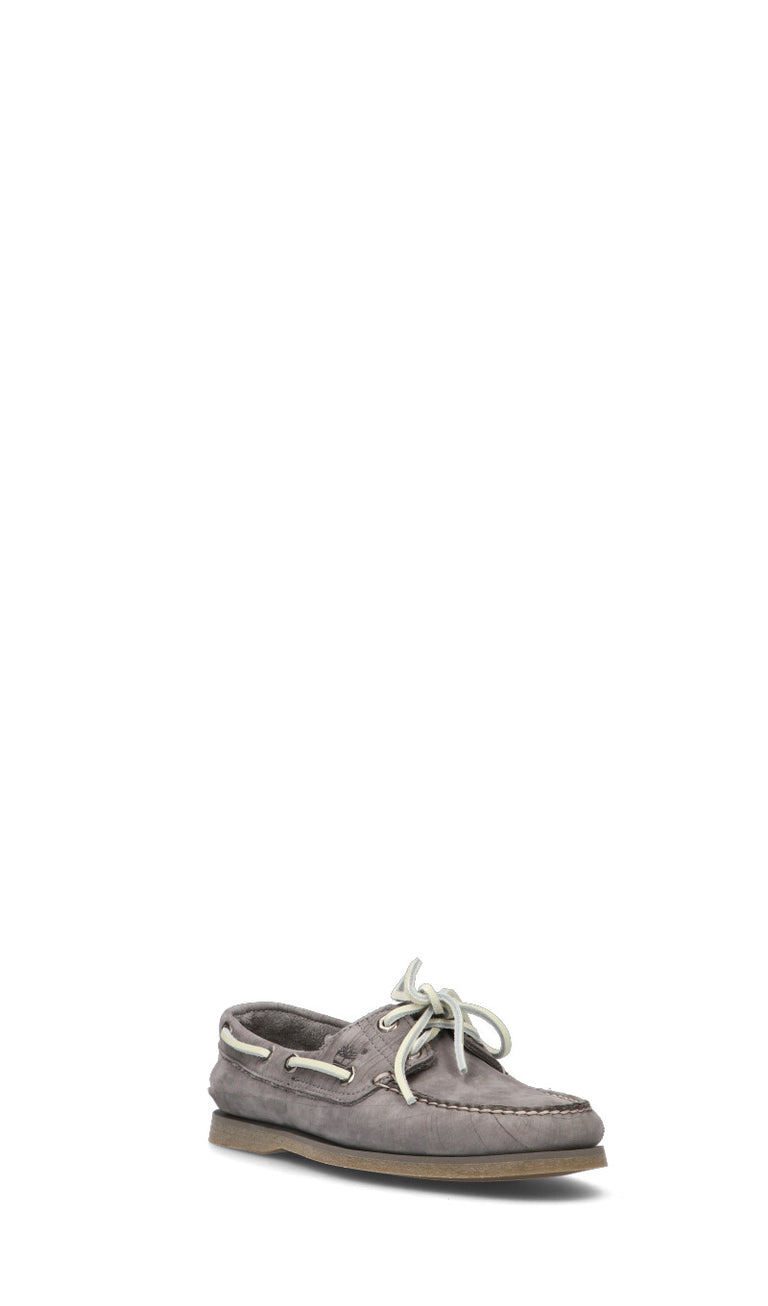 TIMBERLAND Scarpa barca uomo grigia in nabuk